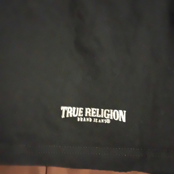 True Religion Designer Black Tee - Picture 3 of 4